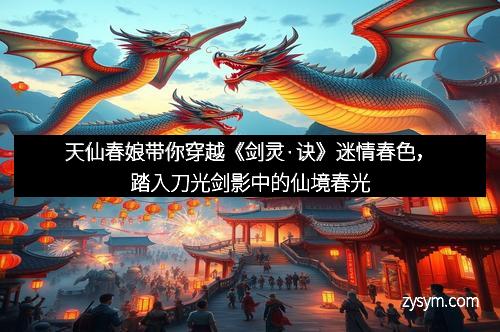 天仙春娘带你穿越《剑灵·诀》迷情春色，踏入刀光剑影中的仙境春光